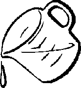 Measuring cup pouring.