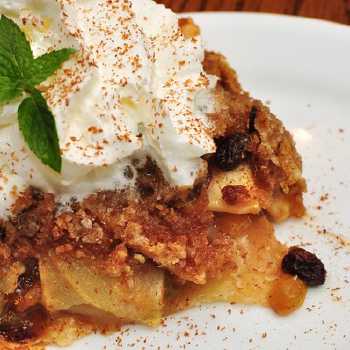 Apple Crumb Pie