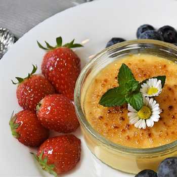 Custard Pudding with Cereal