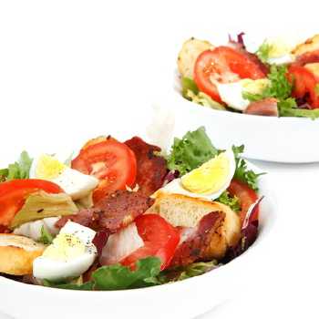 Lettuce with Hot Dressing