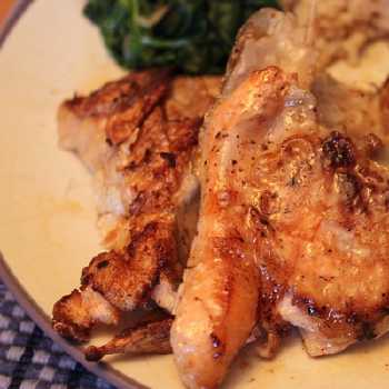 Salmon Cheeks with a Hot Oven