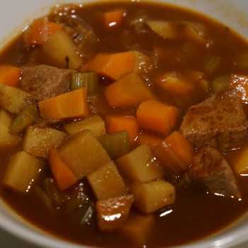 Stewed Shin of Beef (with Dumplings)